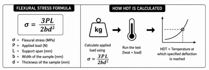 Formula for Heat Deflection Temperature